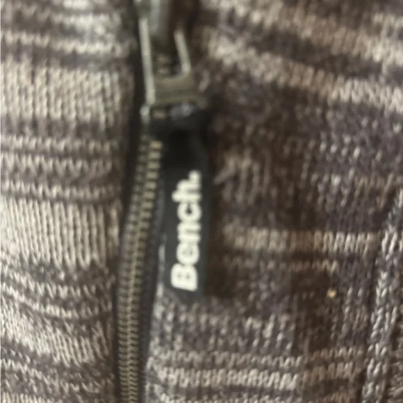 Bench Charcoal Patterned Zip-Up Jacket - Picture 3 of 12